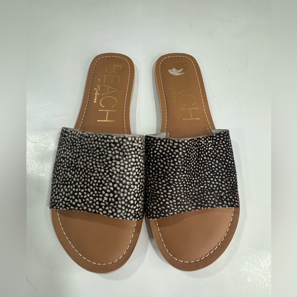 BEACH BY MATISSE CABANA SLIDE SANDALS SZ 9M